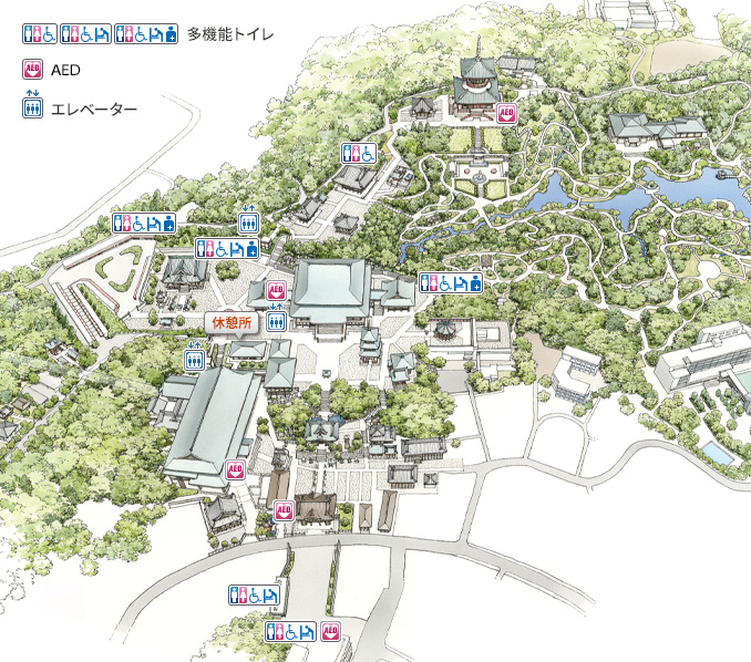 境内の施設を見る 大本山成田山新勝寺