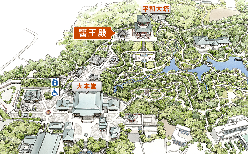 醫王殿　マップ