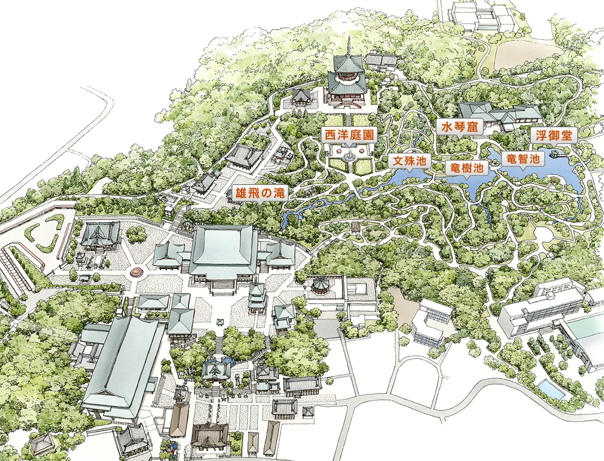 成田山公園　マップ