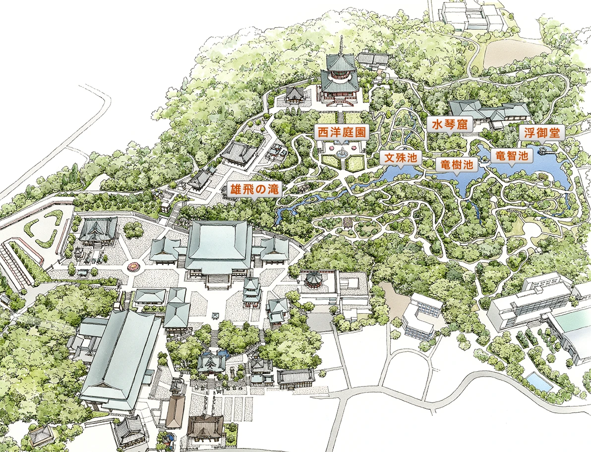 成田山公園　マップ